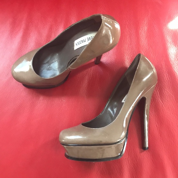 Steve Madden 6,5  M  real leather platform shoes - Picture 6 of 8